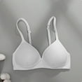 thumbnail image 1 of Homenesgenics Bras for Women Bralettes for Women with Support Women's Gathered and Push Up Thin without Steel Ring Womens Bra No Wire Push Up White XL, 1 of 4