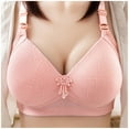 thumbnail image 1 of Homenesgenics Bras for Women Plus Size 48DDD Ladies Traceless Comfortable No Steel Ring Vest Breathable Gathering Front Opening Buckle Bra Woman underwear, 1 of 4