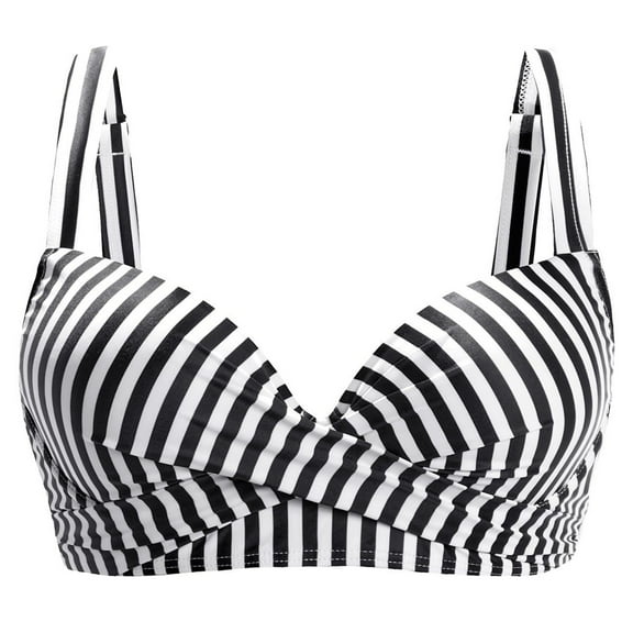 Homenesgenics Swim Suits for Women 2026 Tankini Bikini Women's Vintage Printed Swimwear Conservative Swimwear Women's Printed Beach Skirt Bikini Swimsuit White S