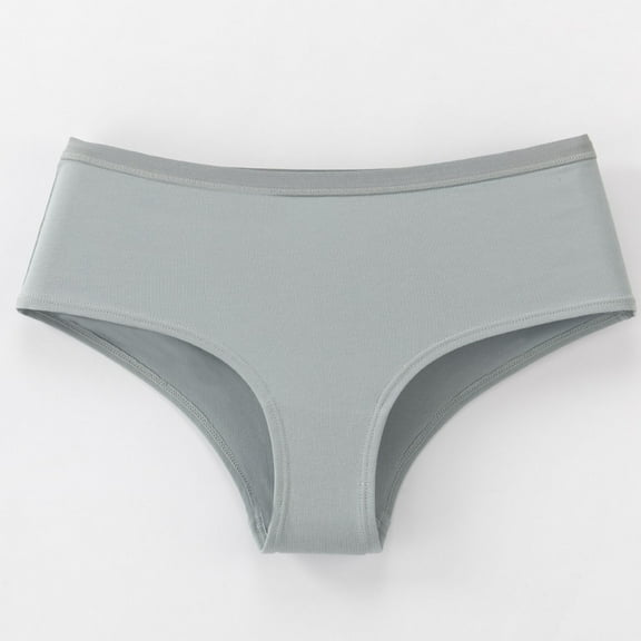 Homenesgenics Cotton Plus Size Women's High Waist Soft Underwear - Lace Comfy Breathable Seamless Panties Briefs Hipster Boy Shorts Thong Female Underpants Blue XXL