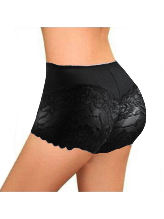 Fashion Women's Lace Solid Stretch Panties High Waist Underpants Panties Briefs