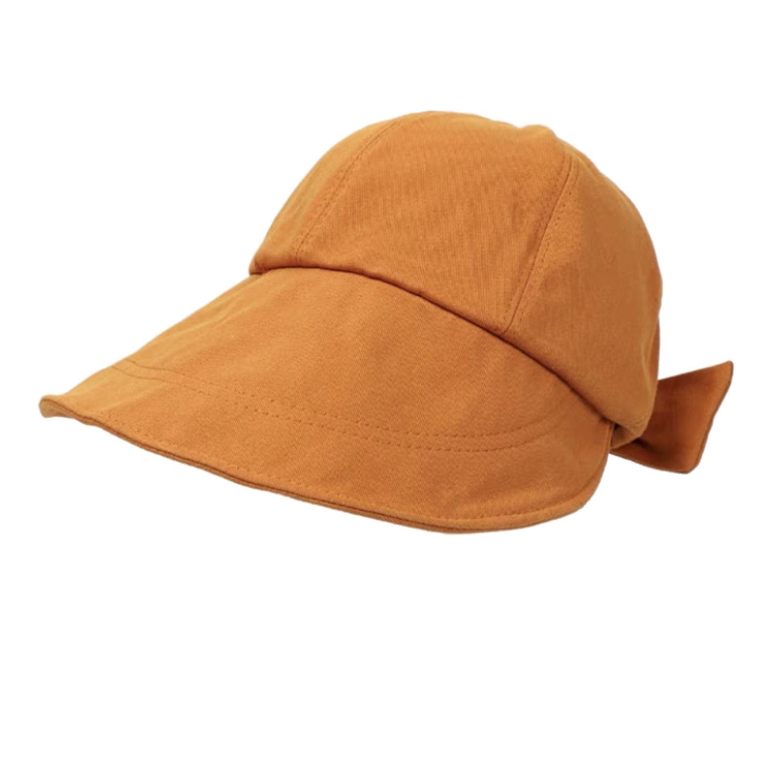 Homenesgenics Hats for Women Bow Wide Large Sun Hat Summer Protection Thin  Hat Beach Sun Hat Fisherman's Hat Clearance 