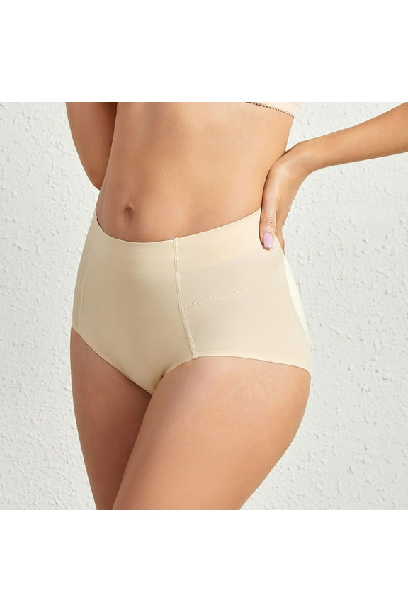 High Waisted Waist Tightening Pants For Postpartum Women Waist Tightening Body Lifting And Hip Lifting Pants Breathable Fitting Underwear Beige S