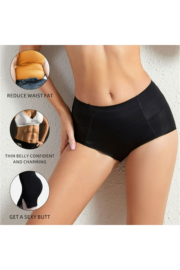 High Waisted Waist Tightening Pants For Postpartum Women Waist Tightening Body Lifting And Hip Lifting Pants Breathable Fitting Underwear Black XL