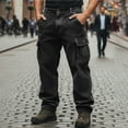 thumbnail image 1 of Homenesgenics Khaki Pants for Men Cargo Pants Men Elastic Waist Casual Multi-Pocket Sports Trousers Pants for Outdoor, 1 of 8
