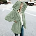 thumbnail image 1 of Homenesgenics Ladies Warm Faux Fur Winter Coats for Women Plus Size Womens Ladies Warm Faux Furry Long Coat Jacket Winter Solid V-Neck Outerwear, 1 of 5