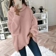 thumbnail image 1 of Homenesgenics Long Sweaters for Women Fashion Solid Casual Shoulder Pocket Knitted Sweater Knitwear Top Clearance, 1 of 6
