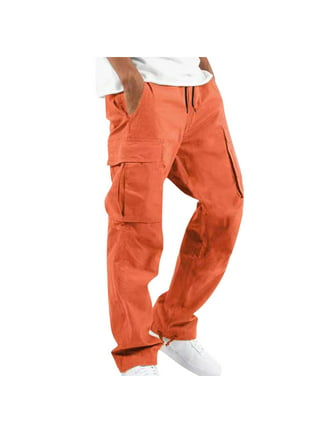 NWT Under Armour Playback Essential Fleece Cargo Pants Orange