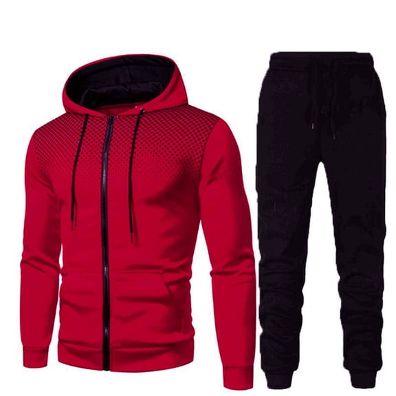 Spring Tops for Women Men's and Big Men's Jogger Shorts Men's Autumn Winter Pocket Sweatshirt Top Pants Sets Sports Suit Tracksuit Mens Gifts