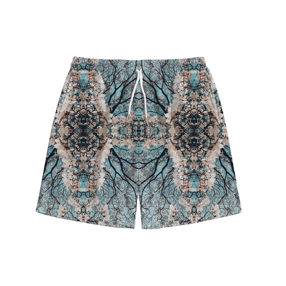 Homenesgenics Shorts for Women Fashion Men and Women Five Points Breathable Sports Surfing 3D Printing Seaside Vacation Beach Shorts Swimming Trunks