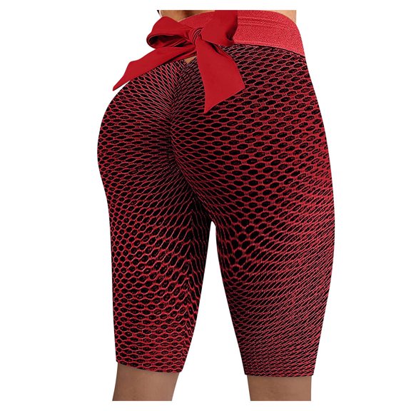 Homenesgenics Shorts for Women Plus Size 4X Women Scrunch Butt Lifting Workout Leggings Textured High Waist Cellulite Compression Yoga Pants Tights