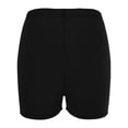 thumbnail image 1 of Homenesgenics Shorts for Women Plus Size Lightweight Breathable Sporty Women's Solid Color Thick Three Quarter Pants Plus Size Bottom Shorts Black XL, 1 of 5