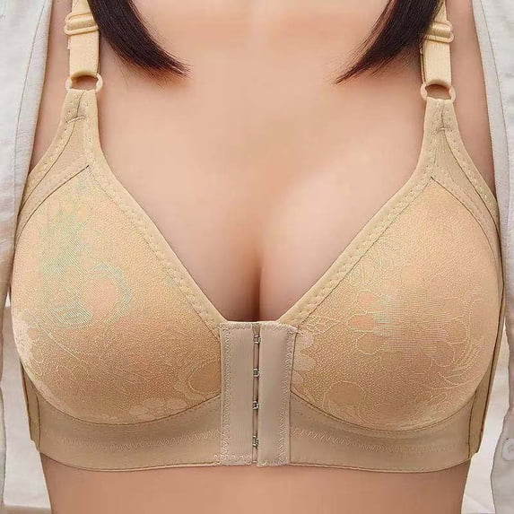 Homenesgenics Sports Bras for Women Solid Color Comfortable Hollow Out Perspective Bra No Rims Womens Clothes under $8