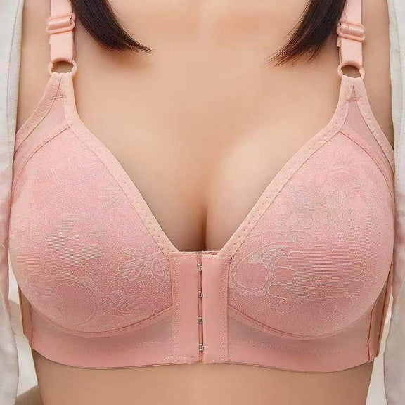 Homenesgenics Sports Bras for Women Solid Color Comfortable Hollow Out Perspective Bra No Rims Womens Clothes under $8