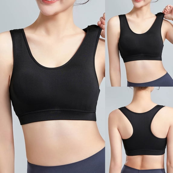 Homenesgenics Sports Bras for Women Yoga Wear Running Back Training Shock-Proof Vest Breasted Bra