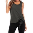 thumbnail image 1 of Homenesgenics Tank Tops for Women Plus Size Casual Fashion Women Round-Neck Ladies Solid SlimTank Tops Gray L, 1 of 4