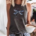 thumbnail image 1 of Homenesgenics Tank Tops for Women Women Sun and Moon Print Tank Fit O-Neck Sleeveless Block Shirts Tunic Tee Tops, 1 of 8