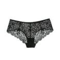 thumbnail image 1 of Homenesgenics Underwear for Women Plus Size under $10 Comfortable Women Pants Thin Breathable Sexy Lace Women Underwear Black XXL, 1 of 2