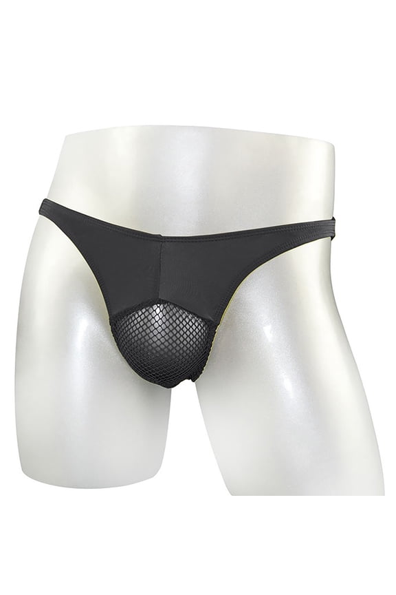 Underwear for Women Plus Size under $10 Men's Erotic Underwear Semi Transparent Sexy Mesh Pants Black One Size