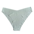 thumbnail image 1 of Homenesgenics Underwear for Women Plus Size Fashion Women Solid Color Low Waisted Periods Bottoms Menstruation Underpants Periods Briefs Green XL, 1 of 3