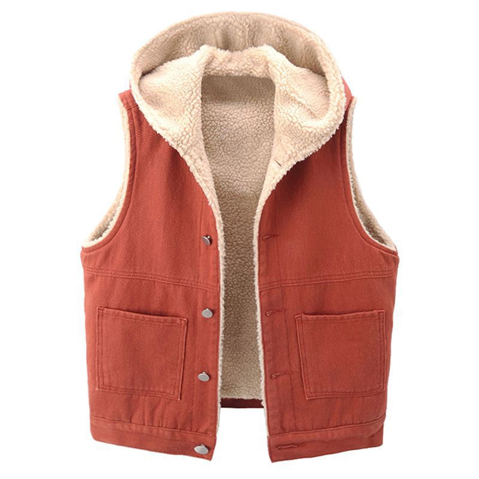 Homenesgenics Winter Clearance! Denim Jacket Women Jean Jackets Women Plus Fleece Jackets Long-sleeve Slim-fits Jacket Blouse Coat