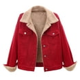 thumbnail image 1 of Homenesgenics Winter ! Denim Jacket Women Jean Jackets Women Plus Fleece Jackets Long-sleeve Slim-fits Jacket Blouse Coat, 1 of 6