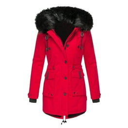 NEW Red store Ski Winter Jacket - Faux Fur-Lined