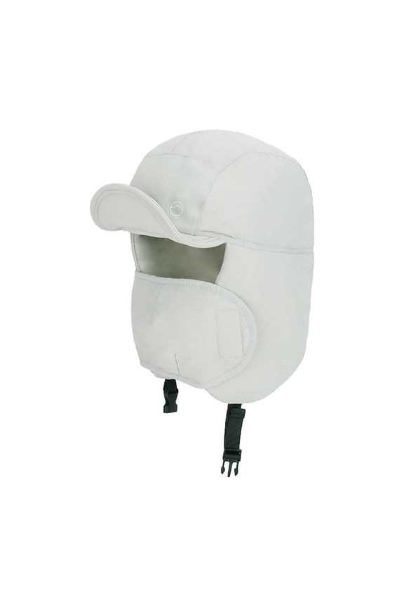 Winter Hats for Women with Face Cover,Womens Hats for Winter Ear Flaps,Balaclava,Trapper Hat,Earflap Hat,Windproof Outdoor Fleece Baseball Cap White One Size