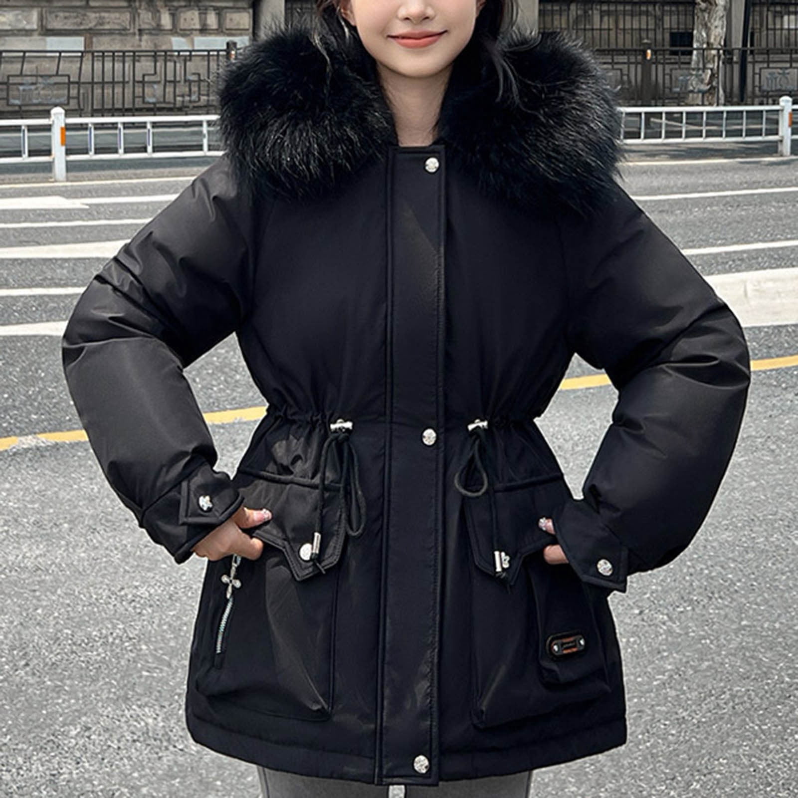 Women's Autumn and Winter Casual Hooded Jackets