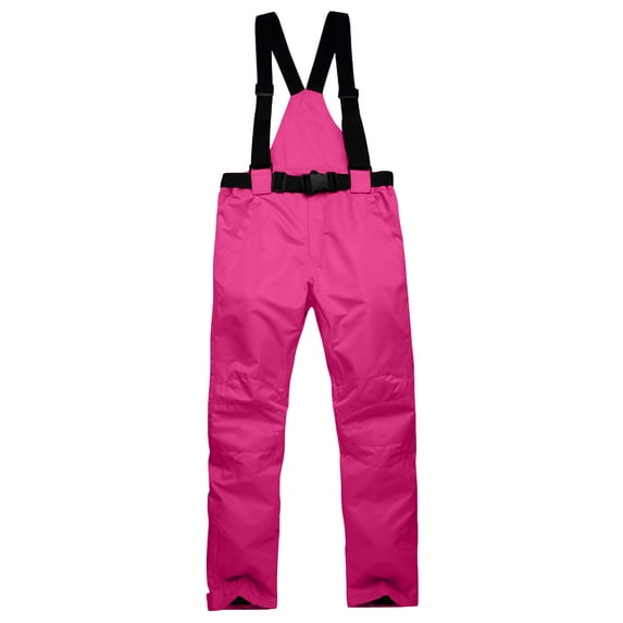 Homenesgenics Winter Pants Men Men's and Women's-board Double-board Windproof, and Warmth Thickened Ski Pants Pink L