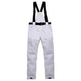 thumbnail image 1 of Homenesgenics Winter Pants Men Clearance Men's and Women's-board Double-board Windproof, and Warmth Thickened Ski Pants White L, 1 of 8