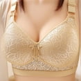 thumbnail image 1 of Homenesgenics Wireless Bras for Women Woman's Embroidered Glossy Comfortable Breathable Bra underwear No Rims, 1 of 3