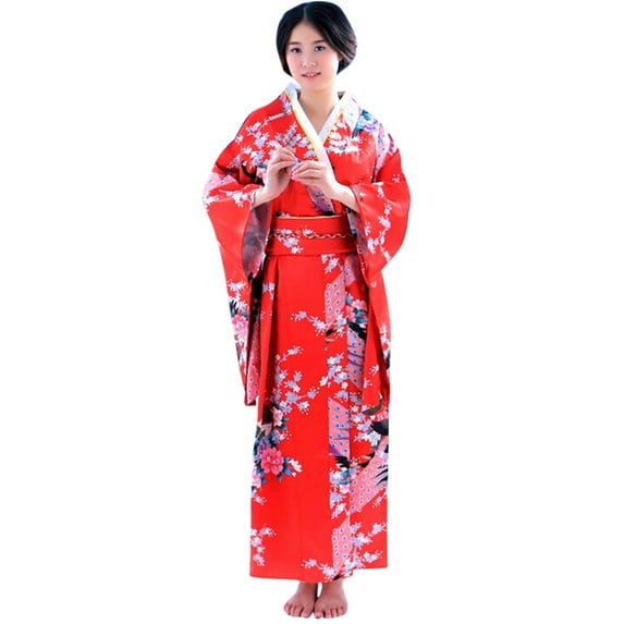Homenesgenics Womens Dresses 3xl Womens Print Kimono Robe Traditional Japanese Dress Photography Cosplay Costume
