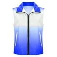 thumbnail image 1 of Homenesgenics Yellow Jackets Vest Women's Tank Tops Outdoor Fishing Travel Hiking Lapel Vest Blue XXXXL, 1 of 5