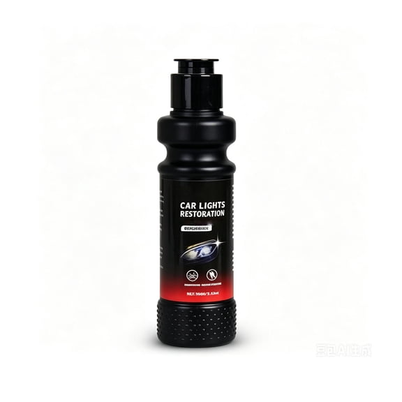 Homenest 100ml Headlight Restoration & Care Lotion with Sponge for Yellowing Removal Oxidation Cleaner UV Protection & Anti-Fouling