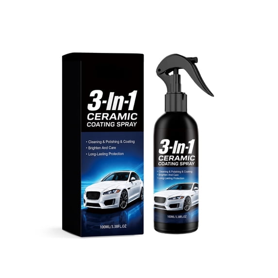 Homenest 100ml Nano Ceramic Coating Spray for Cars, Hydrophobic Paint Sealant Car Scratch Repair, Liquid Glass Polish Anti-Oxidation Coating for Auto Detailing