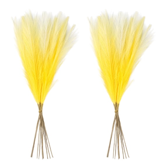 Homenest 20 Pcs Artificial Pampas Grass 21.6 Inch, Faux Dried Flower Bouquet for Home Decor Wedding Centerpiece, Boho Natural Reeds Stems for Vase Arrangement