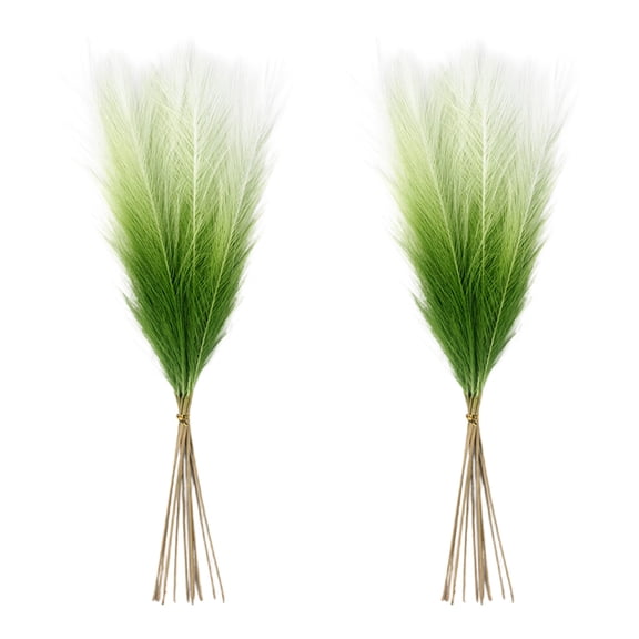 Homenest 20 Pcs Artificial Pampas Grass 21.6 Inch, Faux Dried Flower Bouquet for Home Decor Wedding Centerpiece, Boho Natural Reeds Stems for Vase Arrangement