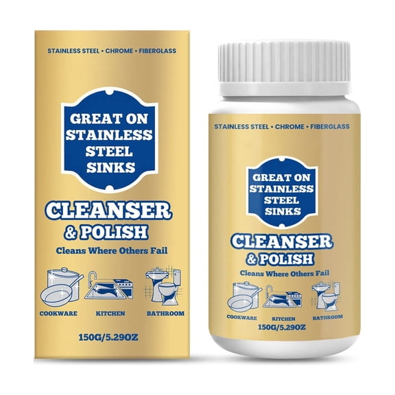 Homenest Multi Purpose Cleaning Powder for Kitchen Bathroom Hard Surfaces Stainless Steel Pot Cleaner Tile Bathtub Scrub