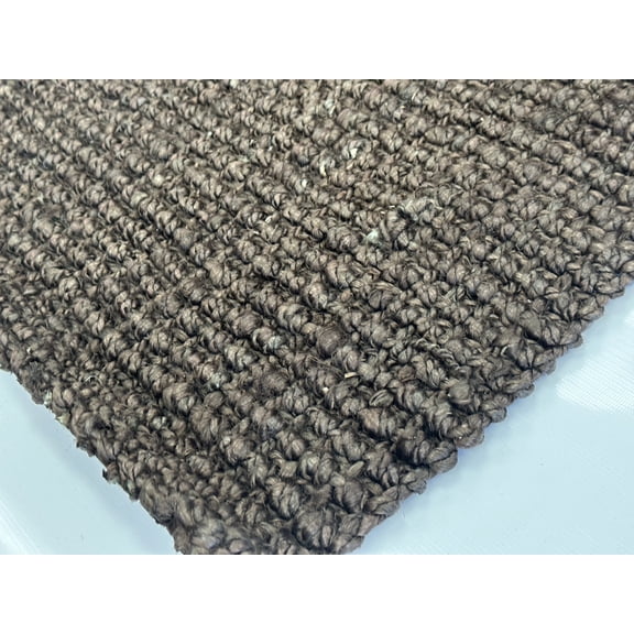 Homenmore Handspun Jute Dyed Coffee Brown 3'x2'