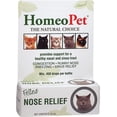 thumbnail image 1 of HomeoPet Feline NOSE RELIEF Nasal and Sinus Health Support Drops for Cats, 15 mL, 1 of 9