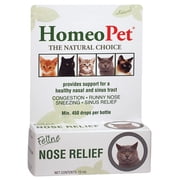 HomeoPet Feline NOSE RELIEF Nasal and Sinus Health Support Drops for Cats, 15 mL