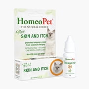 HomeoPet Feline SKIN AND ITCH Support Drops for Cats, 15 mL
