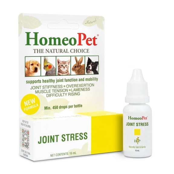 HomeoPet JOINT STRESS, Joint Health Support Drops for Pets, 15 mL