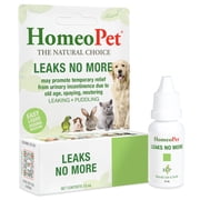 HomeoPet LEAKS NO MORE قطرات دعم صحة البول للحيوانات الأليفة، 15 مل