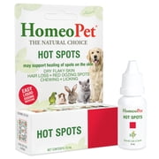 HomeoPet HOT SPOTS Skin Healing Support Drops for Pets, 15 mL
