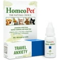 thumbnail image 1 of HomeoPet Travel Anxiety Relief, Safe and Natural Pet-Calming Relief Supplement for Cats, Dogs, and Other Small Animals, 15 ml, 1 of 8