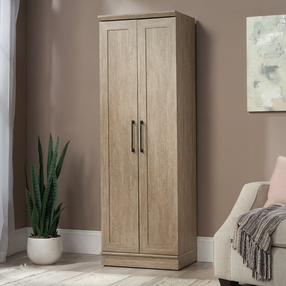 Homeplus Storage Cabinet in a Brushed Oak finish