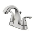 thumbnail image 1 of Homepointe 239952 2 Lever Handle Bathroom Faucet, Brushed Nickel - Quantity 3, 1 of 1