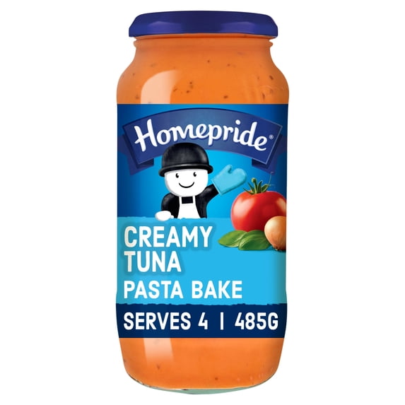 Homepride Creamy Tuna Pasta Bake Sauce 485g, Imported from Britain